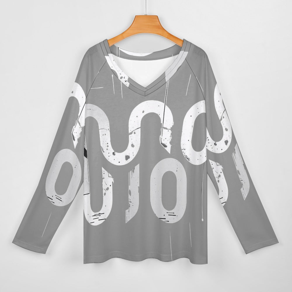 T-shirt donna “Urban V Long Tee” – Concrete Echoes