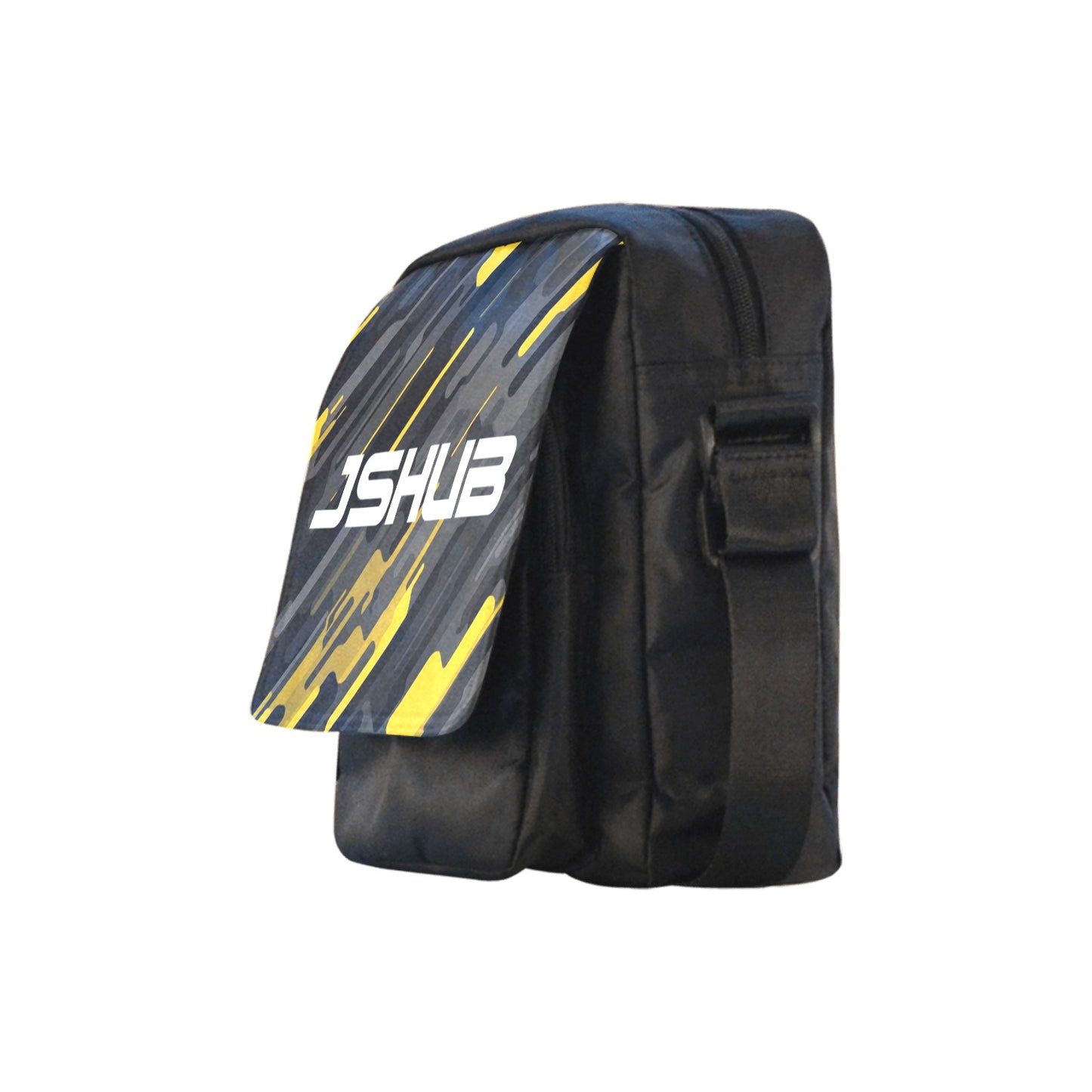 JS HUB Motion Core Tracolla Uomo Streetwear Multicolor Base Nera