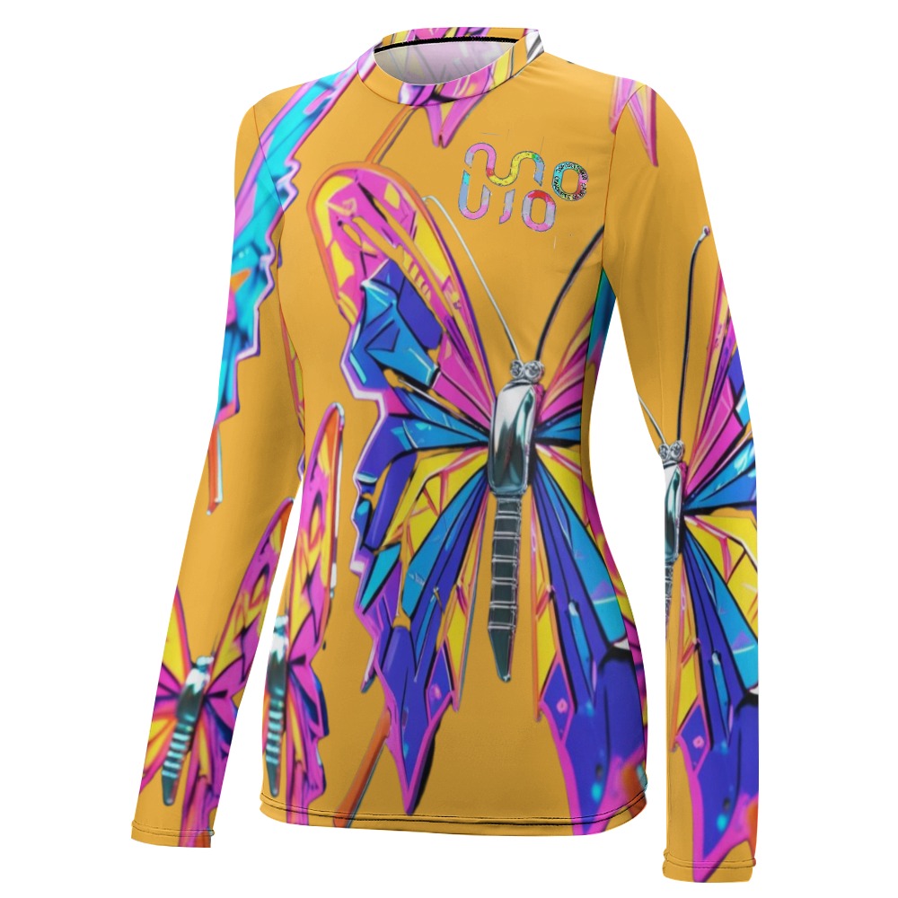 Maglietta donna Wings of Noise maniche lunghe protezione UV – 10 varianti colore