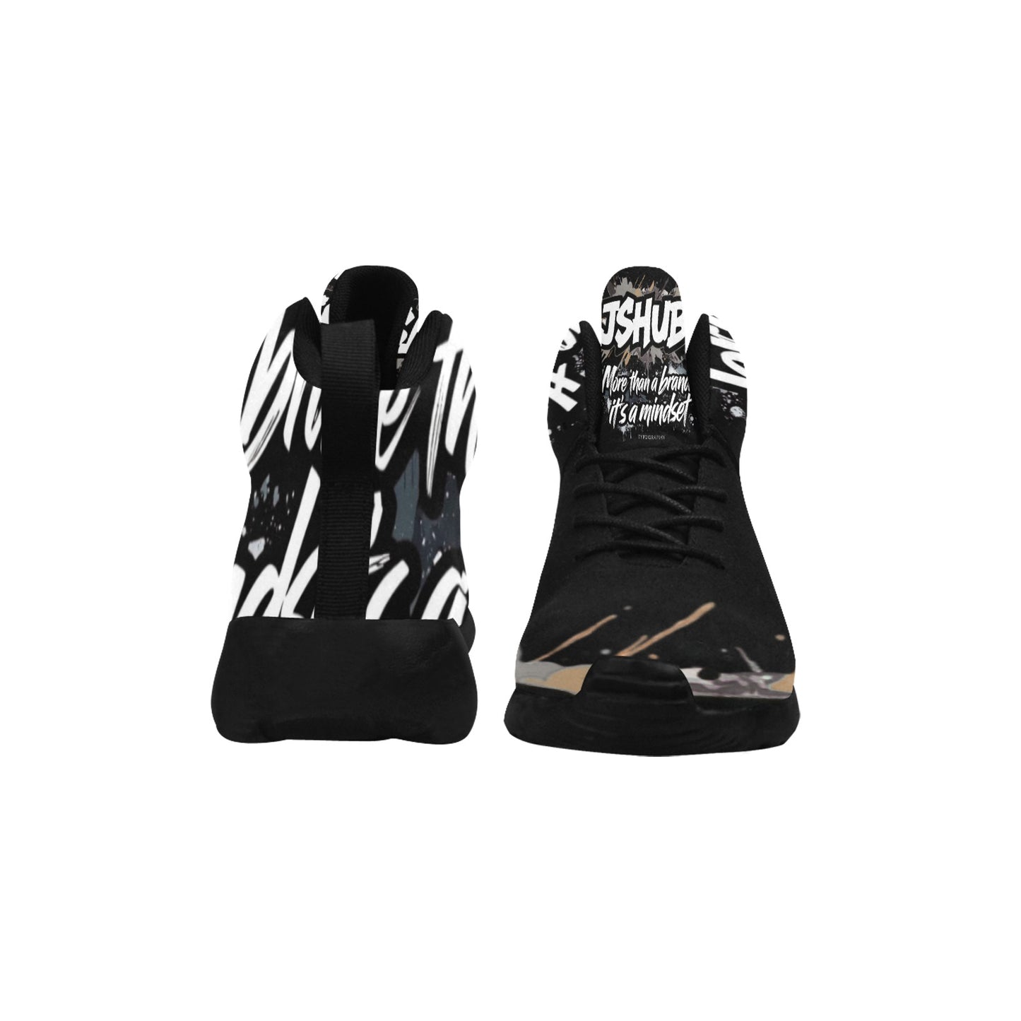 Sneakers black Uomo JSHUB MINDSET_01 More Than a Brand Its a Mindset