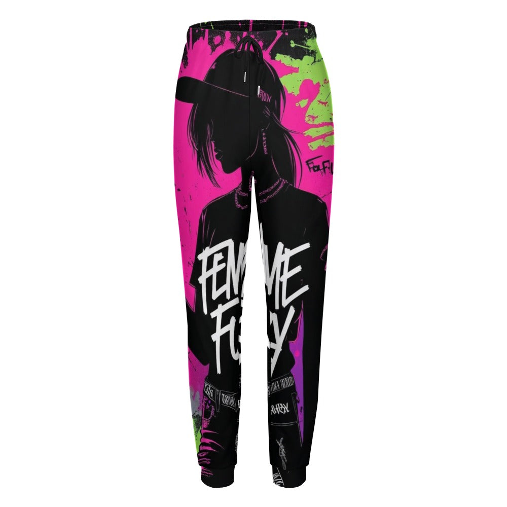 Pantaloni sportivi donna FEMME FURY - Full graffiti streetwear