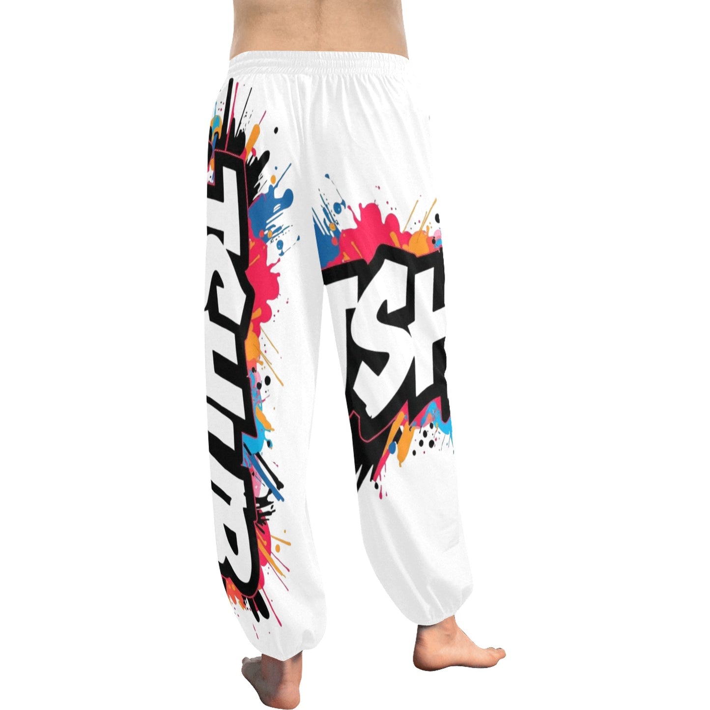 Pantaloni Harem Donna JSHub – Stile Casual con Stampa All-Over