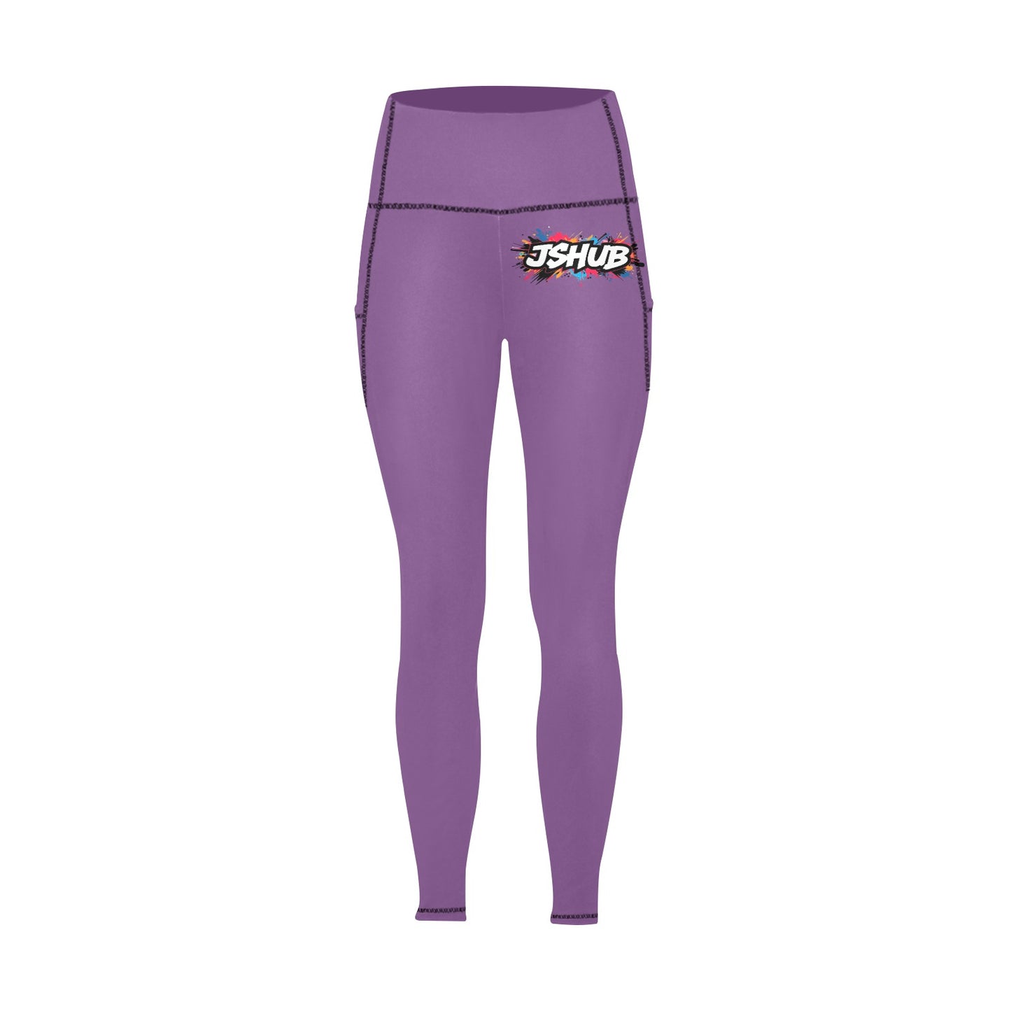 Leggings Donna JSHub All-Over con Tasche – Collezione Urban Streetwear 2025