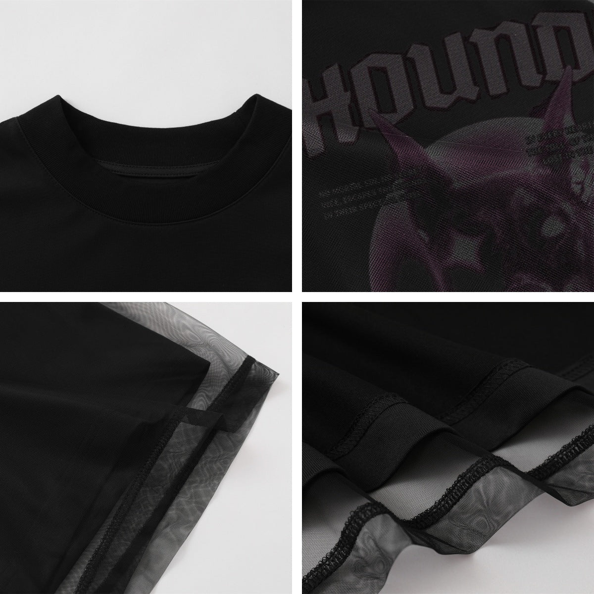 T-Shirt Double Layer Dark Street Tee