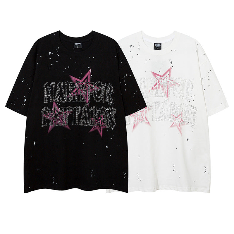 T-shirt Star Splatter Ink