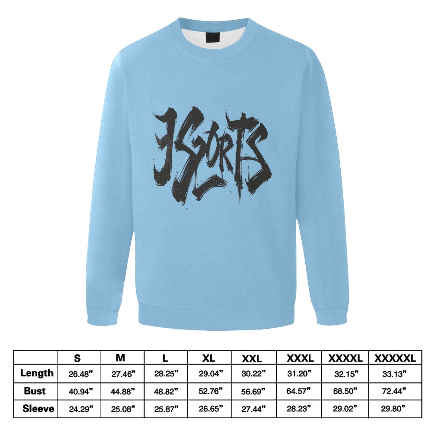 Felpa Uomo "JSPORTS Mono H18 Reverse" – Girocollo Monocolore