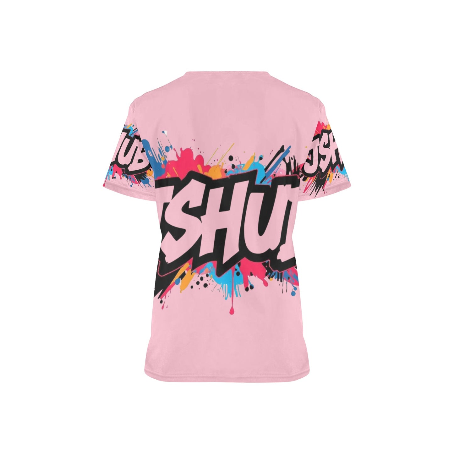 T-shirt Scrub Unisex JSHub Logo Multicolor All-Over – Urban Style 2025