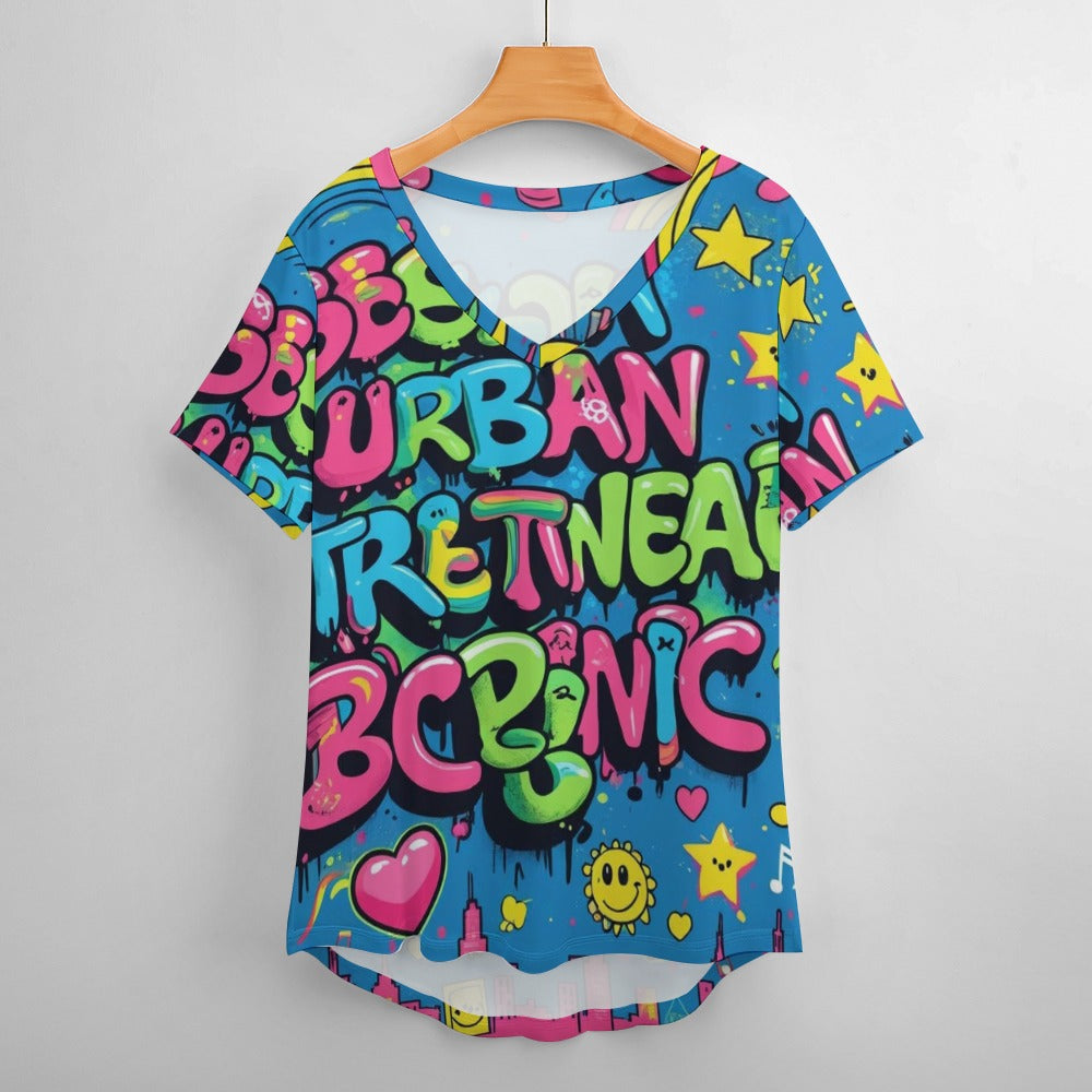 T-shirt Viber Positive – Donna, V-Neck