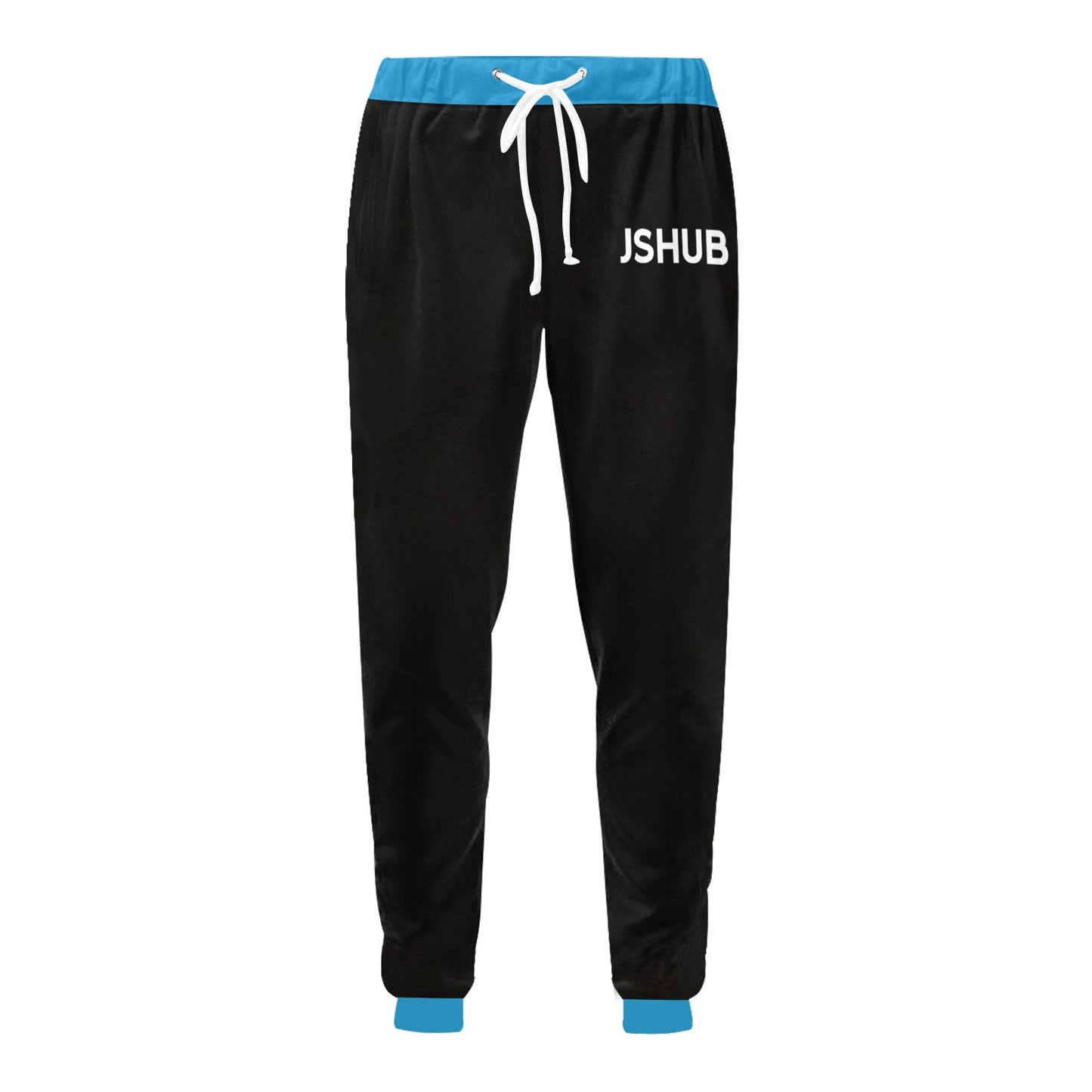 JS HUB Motion Core Pants Uomo Streetwear Nero Calf Graphic