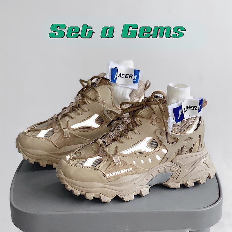 Sneakers Uomo JSHUB Urban Grid SS26 Streetwear Suola Spessa