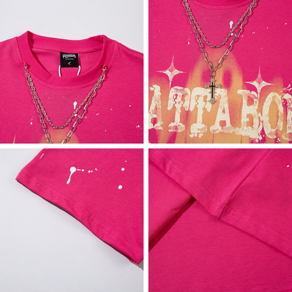 T-shirt Phantom Letter Collana