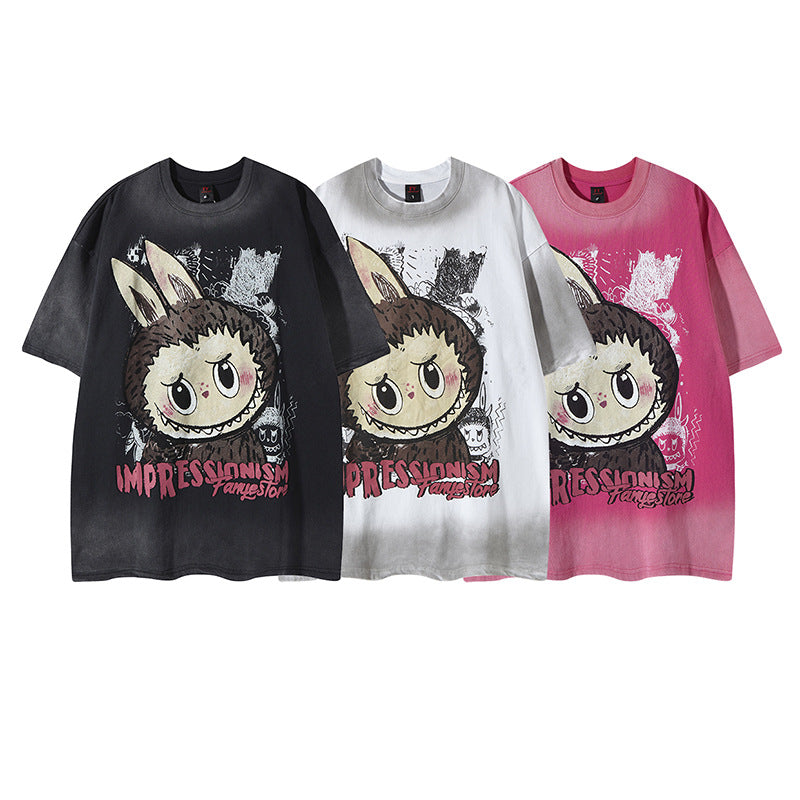T-shirt Cartoon Spray Street