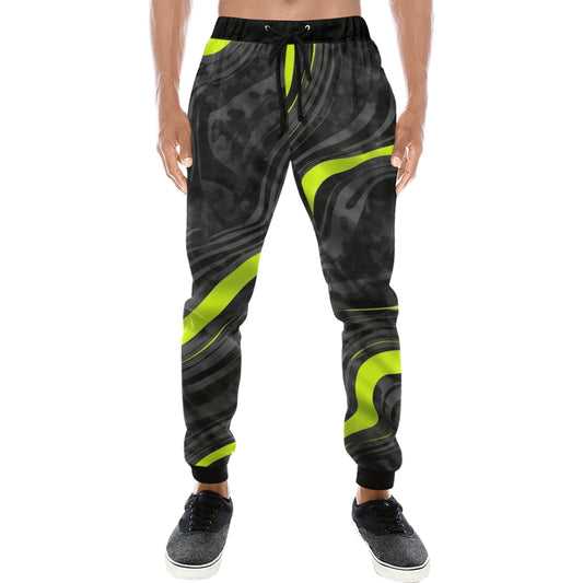 Pantaloni larghi casual Neon Flow – JSHUB Collection