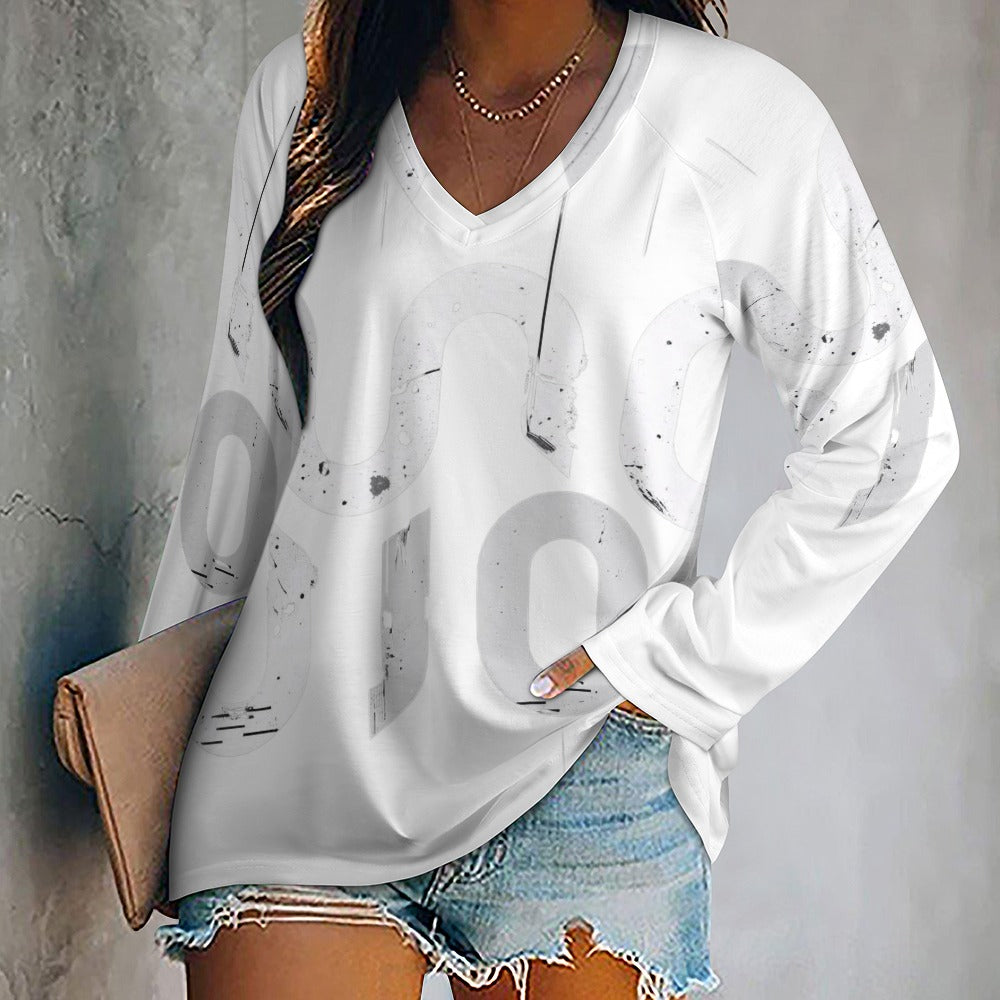 T-shirt donna “Urban V Long Tee” – Concrete Echoes