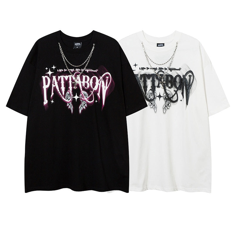 T-shirt American Retro Numeric Letters