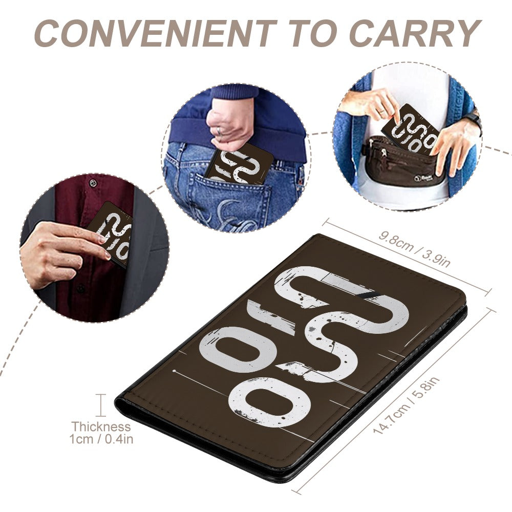 Portafoglio Urban Soil – Concrete Echoes Marrone Scuro Edizione Limitata Streetwear