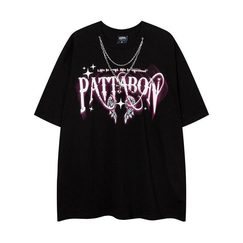 T-shirt American Retro Numeric Letters