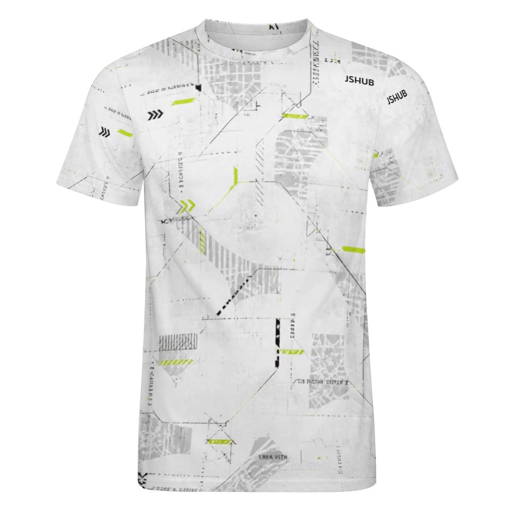 JSHUB Urban Reset Campus | T-Shirt All Over Streetwear Uomo