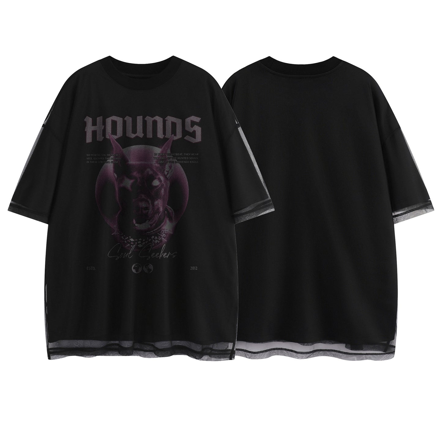 T-Shirt Double Layer Dark Street Tee