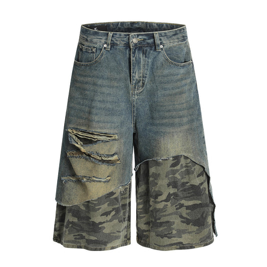 Bermuda Denim Post-Apocalittici Patchwork