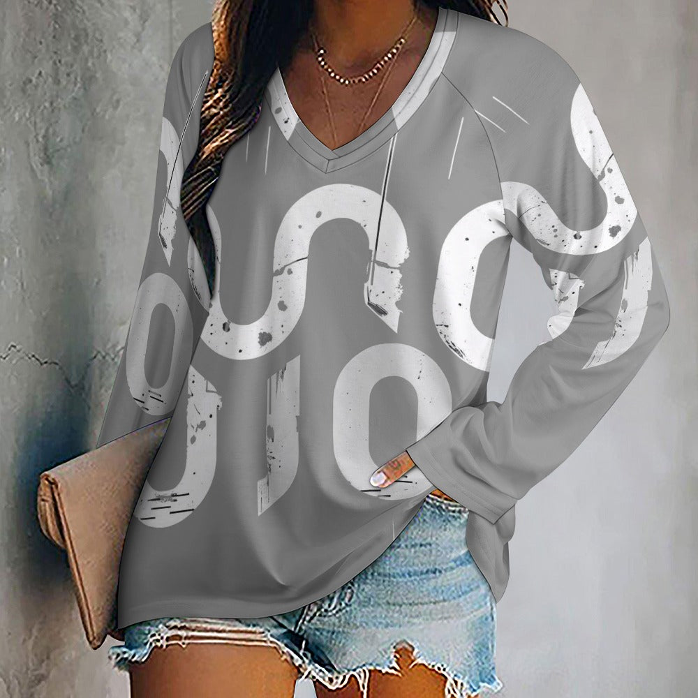 T-shirt donna “Urban V Long Tee” – Concrete Echoes