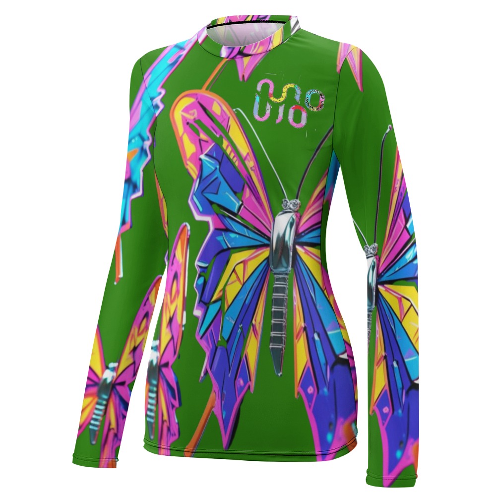 Maglietta donna Wings of Noise maniche lunghe protezione UV – 10 varianti colore