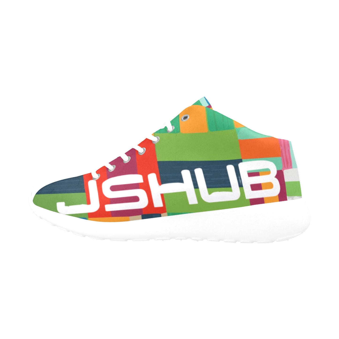 Scarpe Basket Uomo JSHUB Mosaic Blocks Mid – Sneakers Streetwear Alte