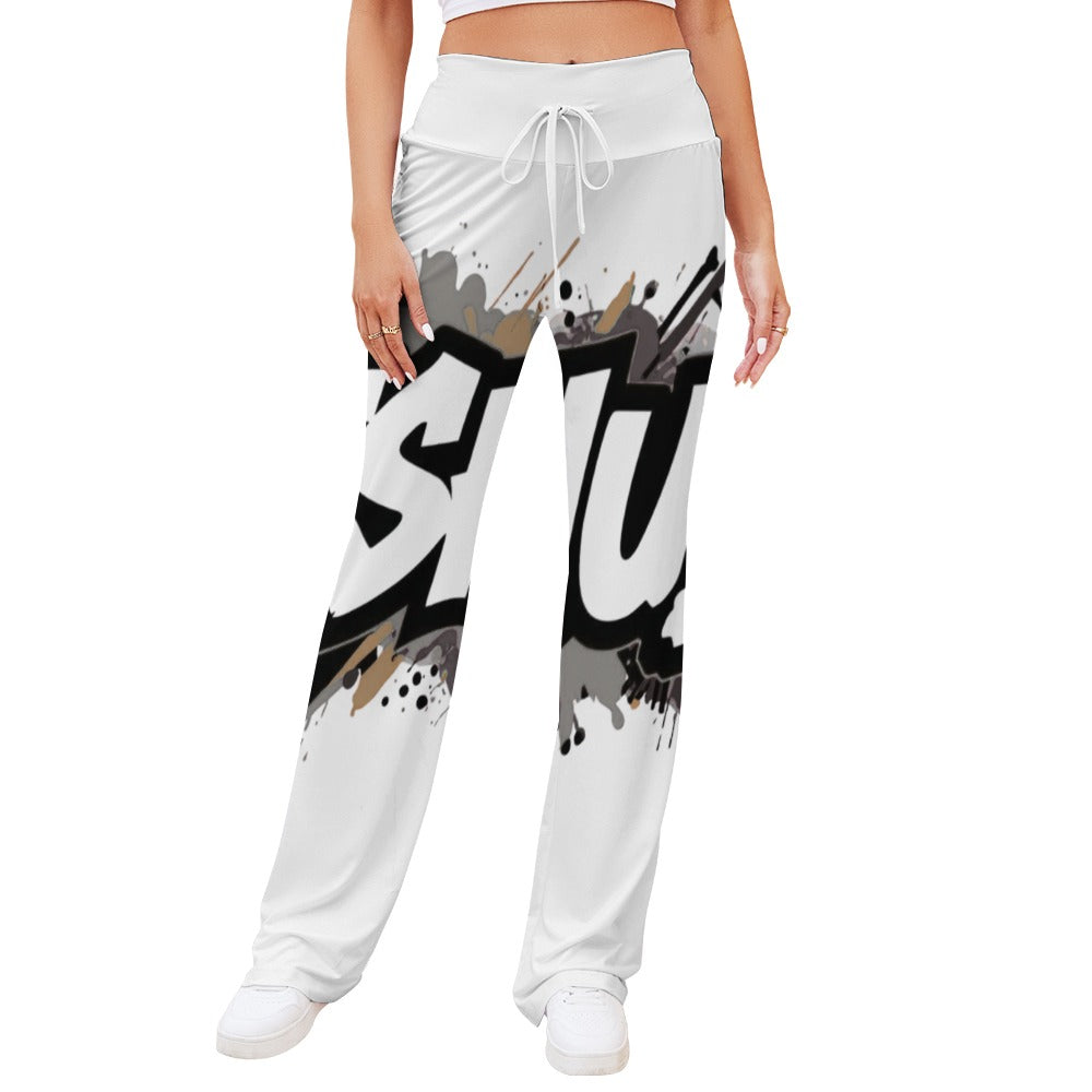 Pantaloni da Yoga JSHub Donna – Comfort e Stile in Bianco e Nero