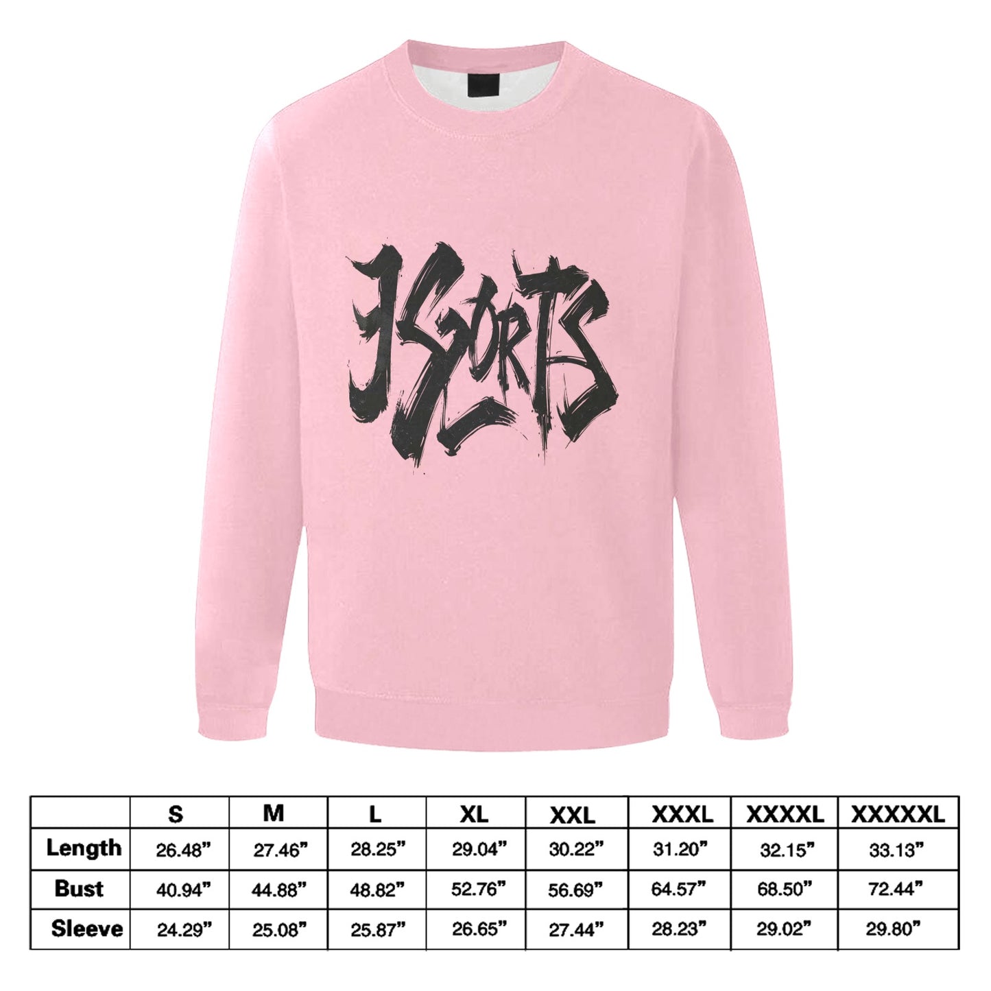 Felpa Uomo "JSPORTS Mono H18 Reverse" – Girocollo Monocolore