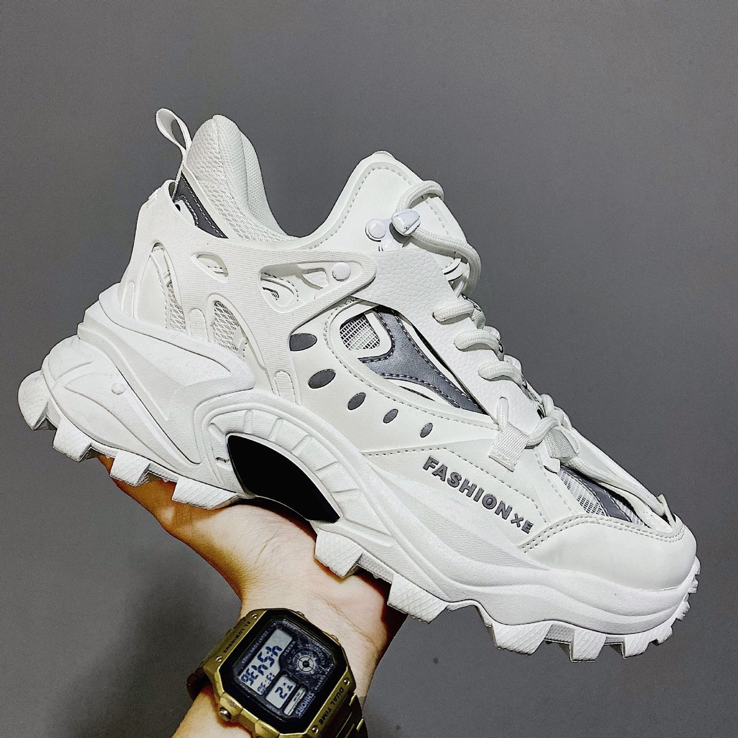 Sneakers Uomo JSHUB Urban Grid SS26 Streetwear Suola Spessa