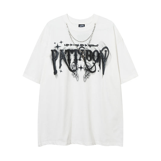 T-shirt American Retro Numeric Letters