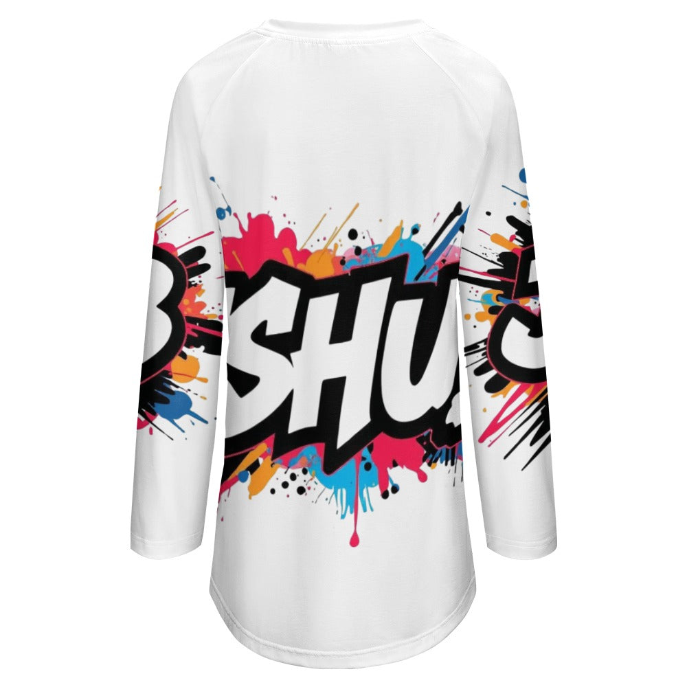 Maglia Unisex JSHub Maniche Raglan – Stile Casual con Contrasti
