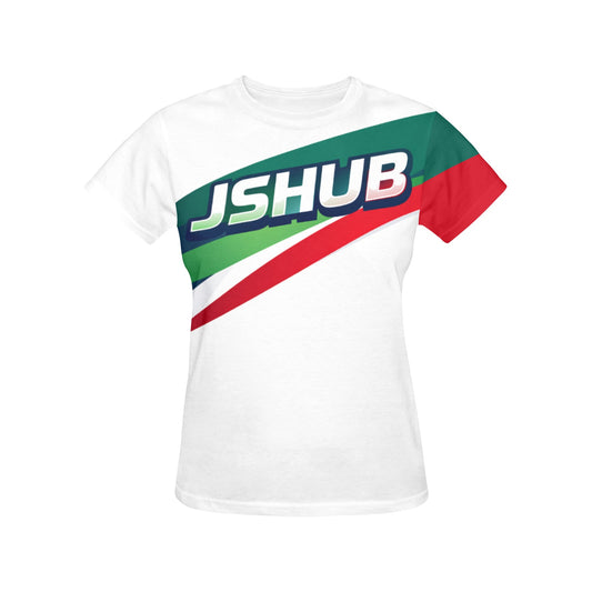 JSHUB Winter Nation Italy Edition – T-Shirt Donna Sportiva Ispirata ai Giochi Invernali 2026