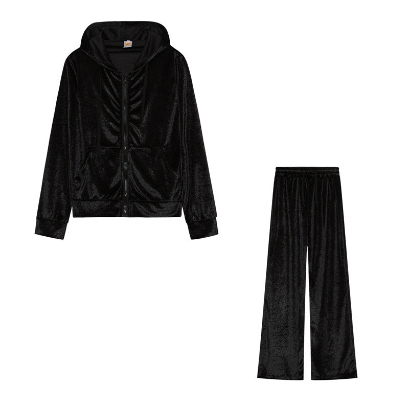 Tuta Donna Velvet Juicy Street Strass Set 2 Pezzi