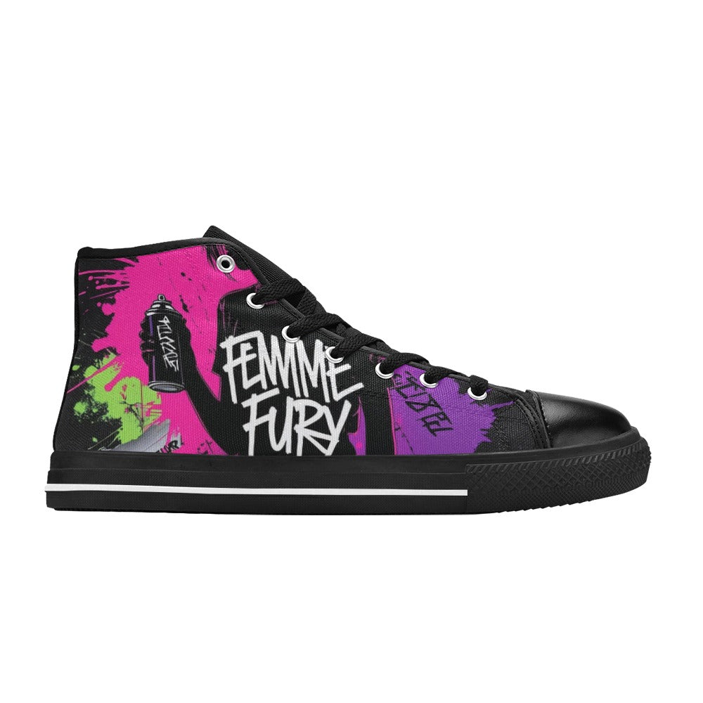 Scarpa alta uomo in tela Femme Fury – Aquila High Top