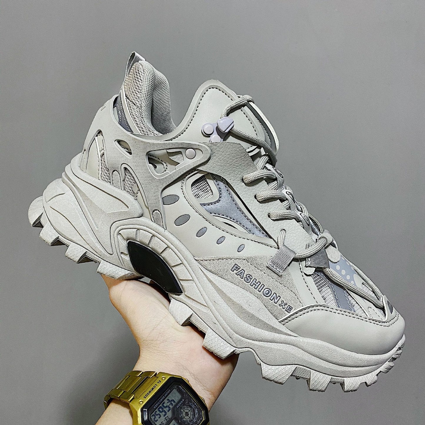 Sneakers Uomo JSHUB Urban Grid SS26 Streetwear Suola Spessa