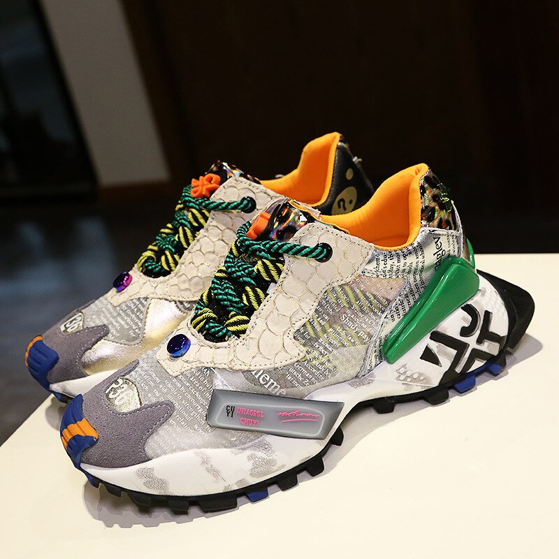 Sneakers MeshVibe – Scarpe da Donna con Suola Spessa in Rete Traspirante