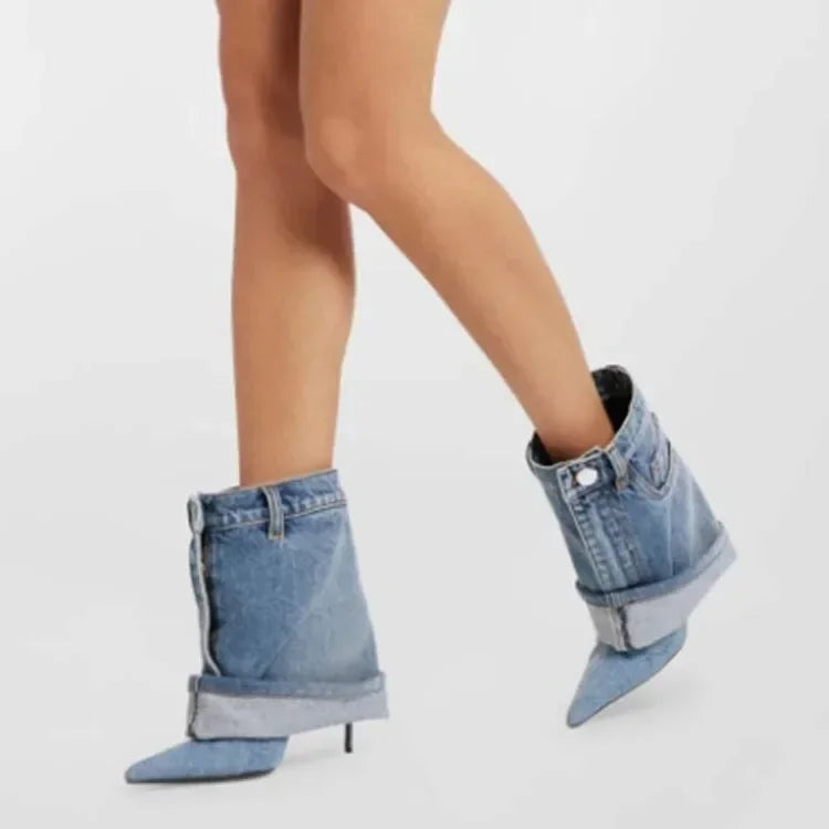 Stivaletti Denim High Heel Storm