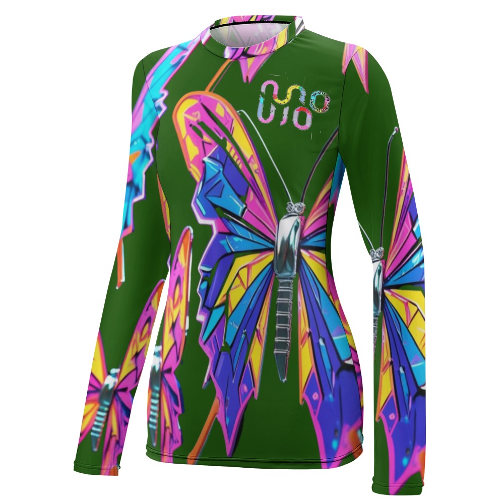 Maglietta donna Wings of Noise maniche lunghe protezione UV – 10 varianti colore