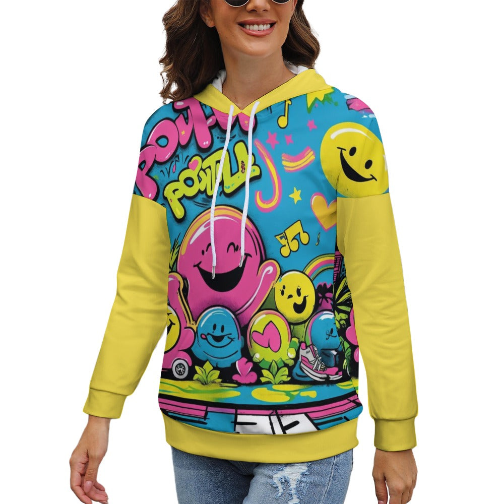 Felpa Donna Positive Mood – Collezione VIBER CITY