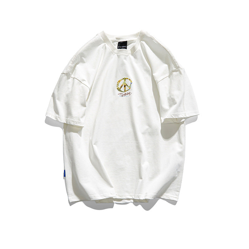 T-shirt Japanese Fresh Letter Print