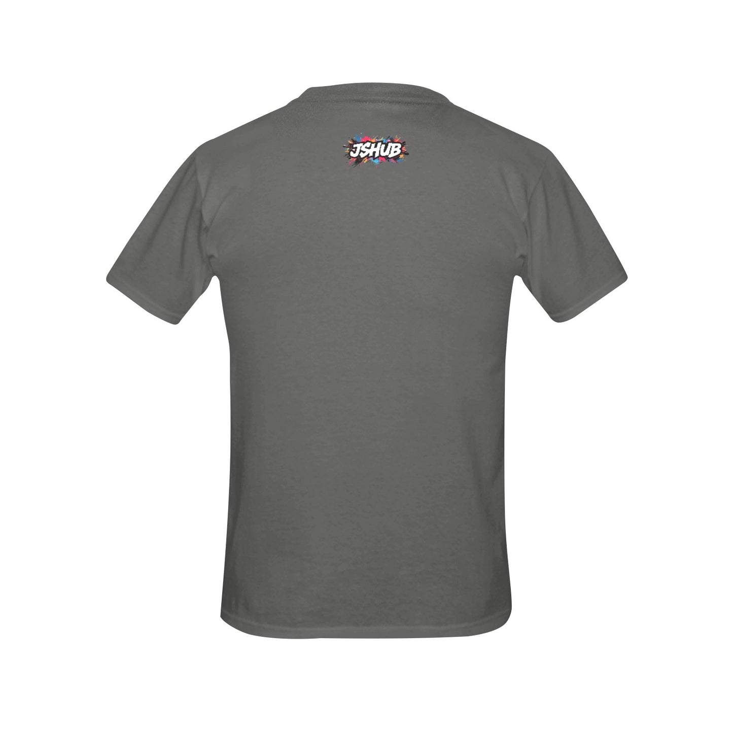 T-shirt Donna JSHub Girocollo Elegante – Stampa All-Over Urban Style