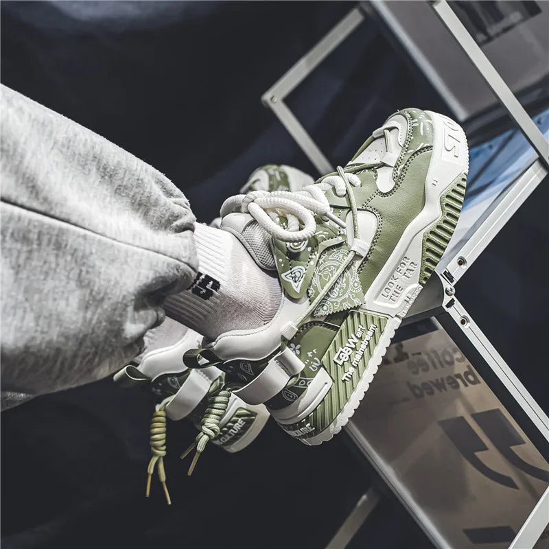 Sneakers Street Glide Scarpe da Tavola Casual Traspiranti Uomo