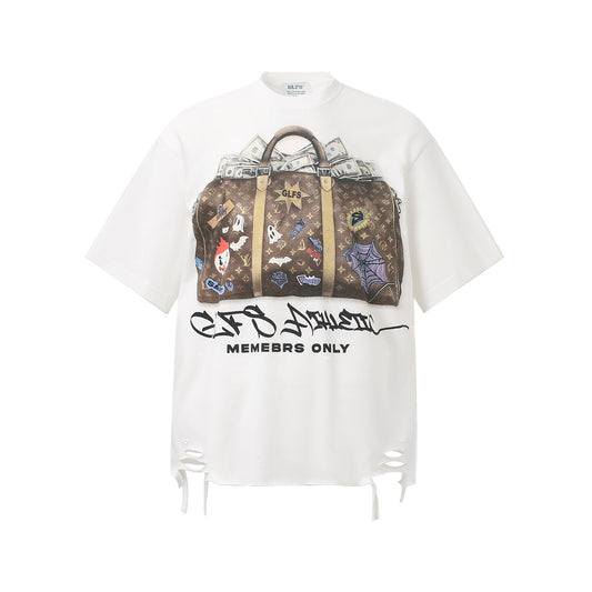T-shirt Raw Cut Bag
