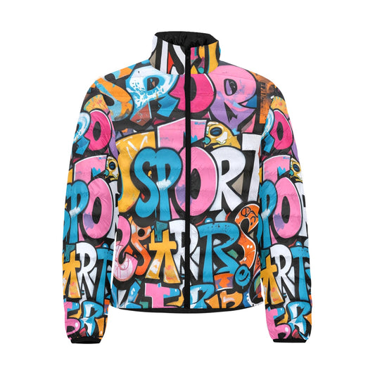 Giacca Bomber Uomo Collezione Murales JSHUB – Stampa All Over Graffiti JSports
