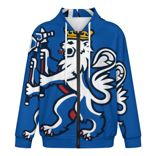 Felpa Norway Uomo Blu Tech Nordico JSHUB Winter Nation 2026 Zip Hoodie