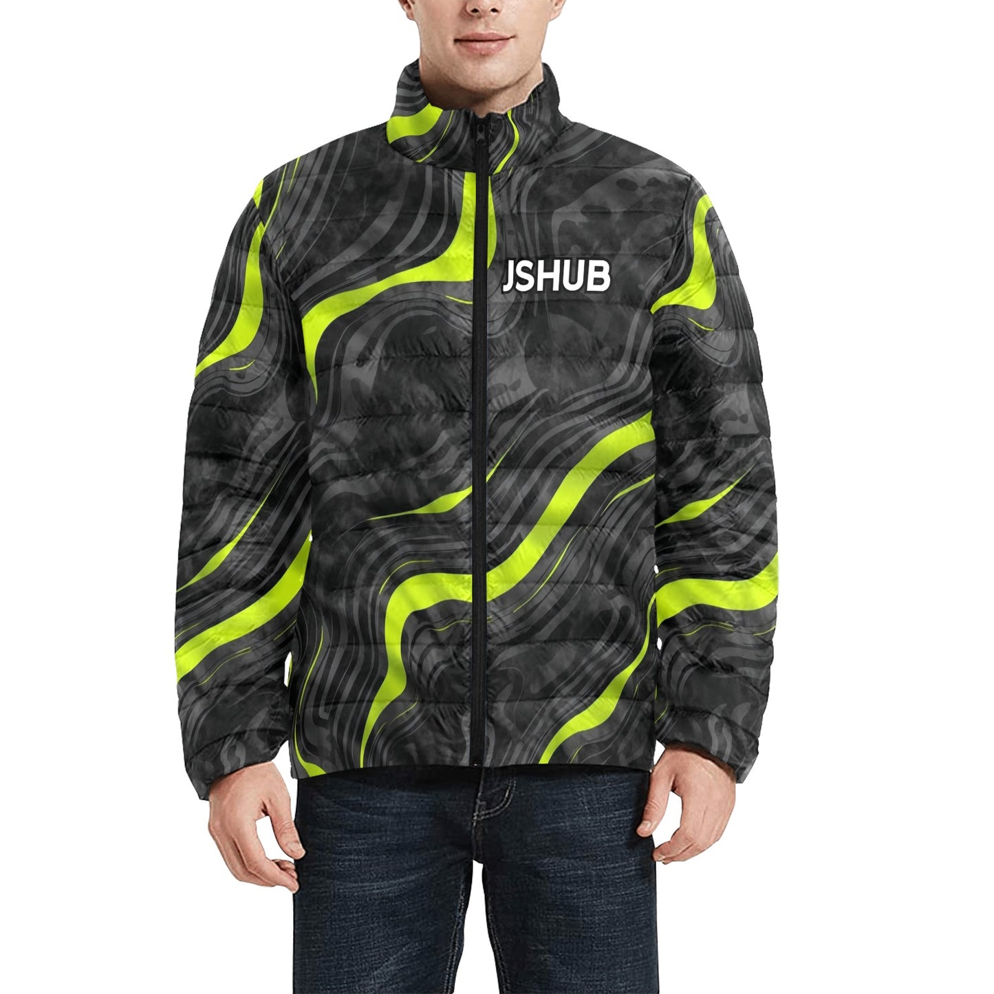 Bomber Trapuntato Neon Drift Uomo Edizione Limitata Streetwear JSHub