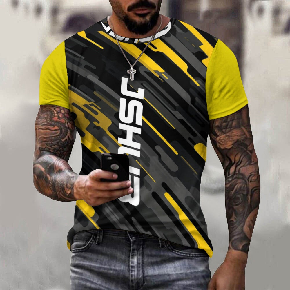 JS HUB Motion Core T-Shirt Uomo Streetwear Cotone Premium