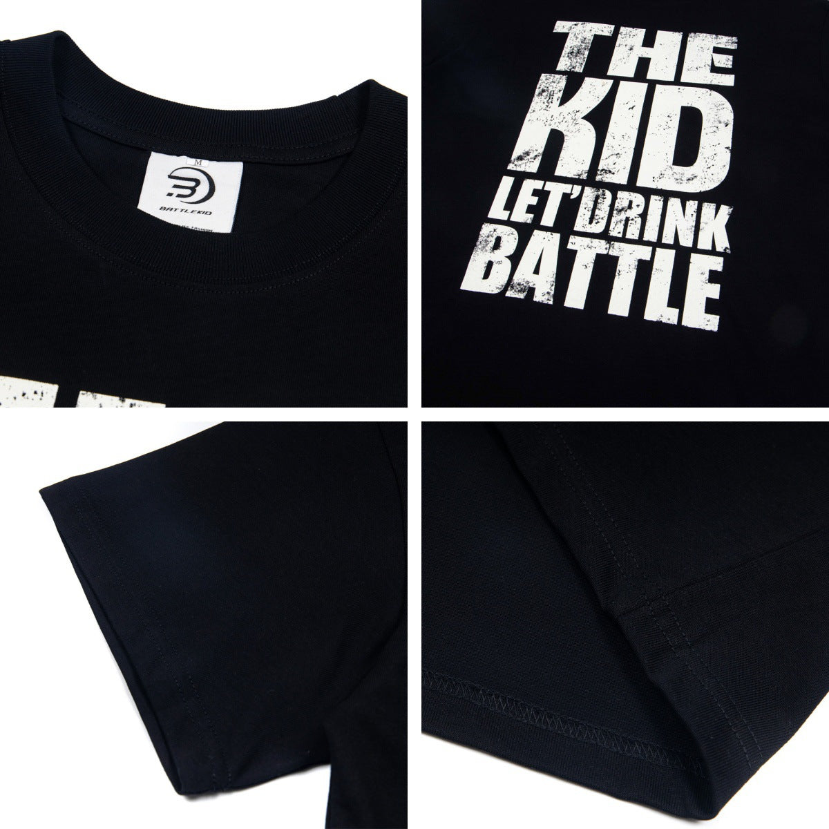 T-shirt Vintage Fade Letters