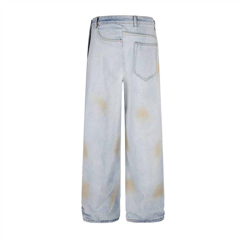 Jeans Uomo Patchwork